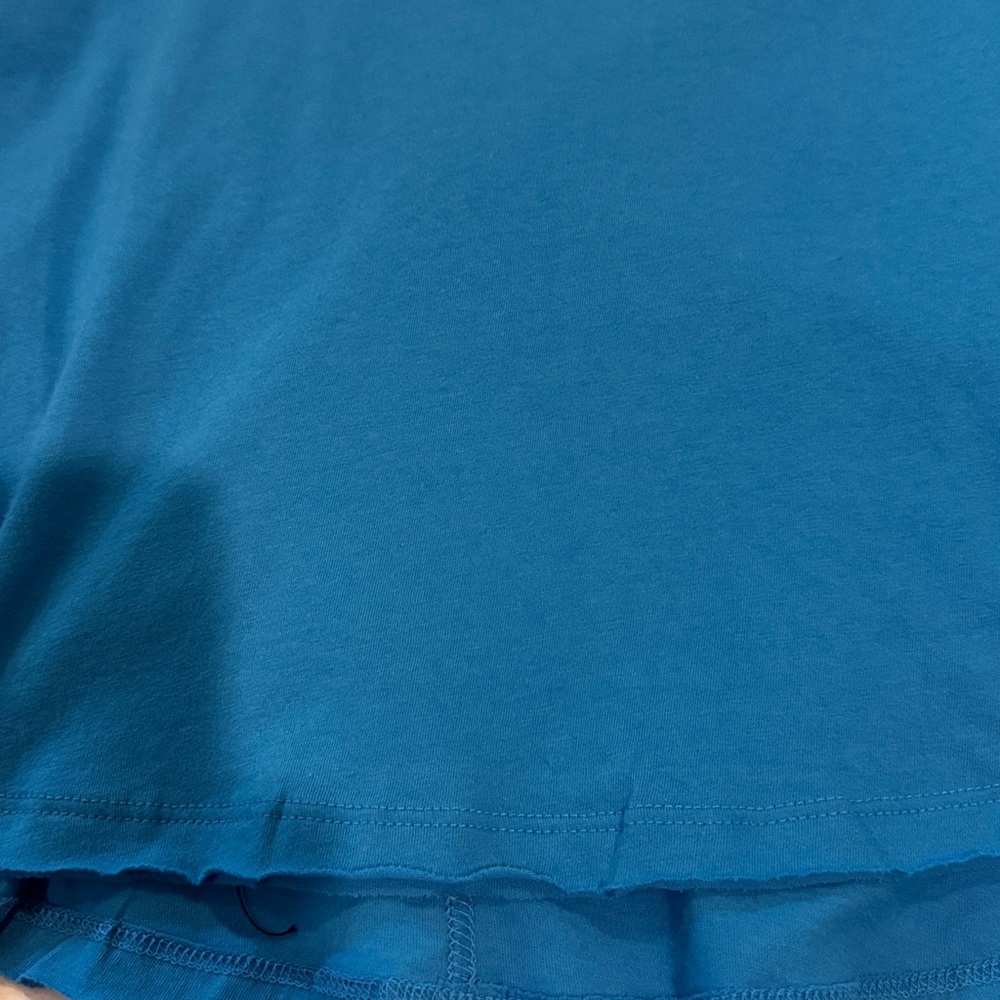 #109 COTTON ZENANA ROUNDED BOTTOM TOP - Picture 2 of 3